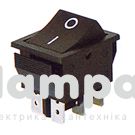 Перемикач клавішний КП - 45в 15А/220W відкидний чорний KCD4 (505476)