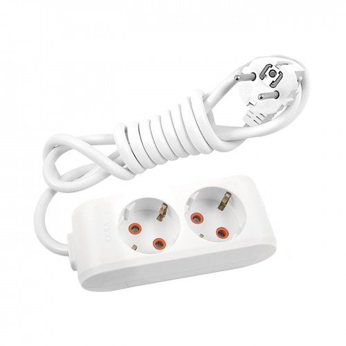 Подовжувач 2гн.  3м  з/к VIKO Multi-let (90114203)