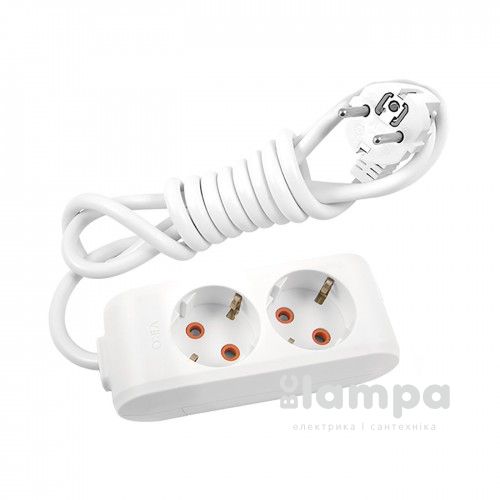 Подовжувач 2гн.  3м  з/к VIKO Multi-let (90114203)