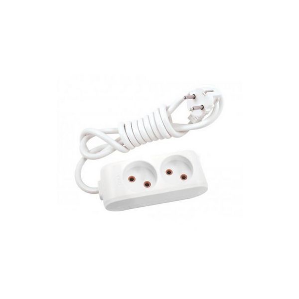 Подовжувач 2гн.  3м  без з/к VIKO Multi-let (90112203)