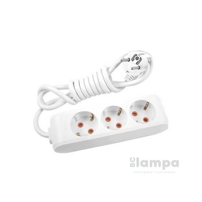 Подовжувач 3гн.  2м  з/к VIKO Multi-let (90114302)