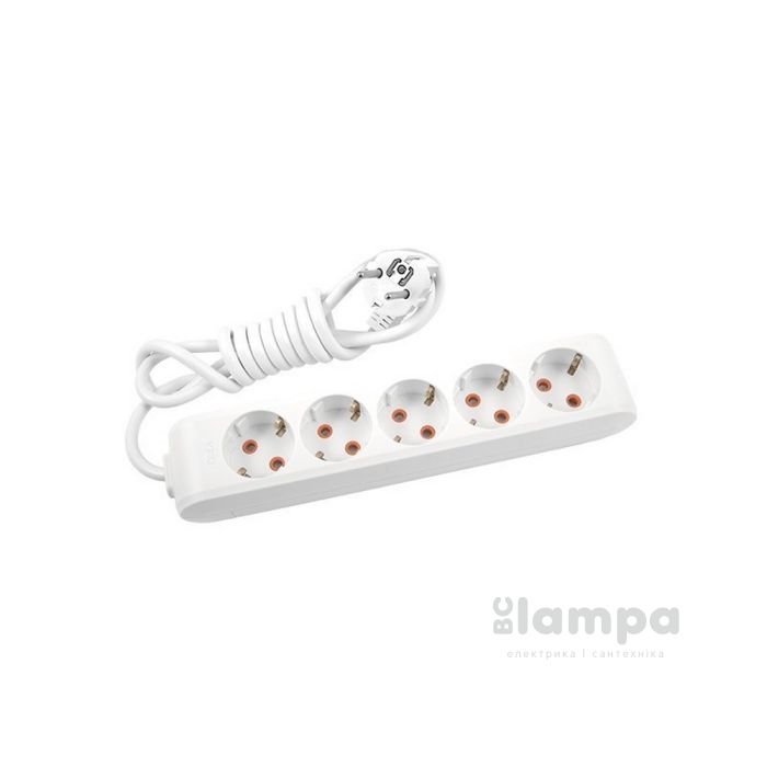 Подовжувач 5гн.  5м  с з/к VIKO Multi-let (90114505)