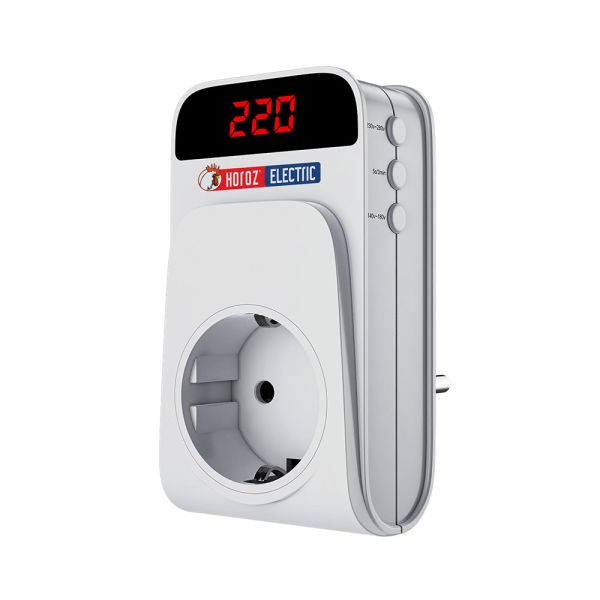 Реле напруги HOROZ ELECTRIC розеточне PROTEX-R 16A (131-001-0001)