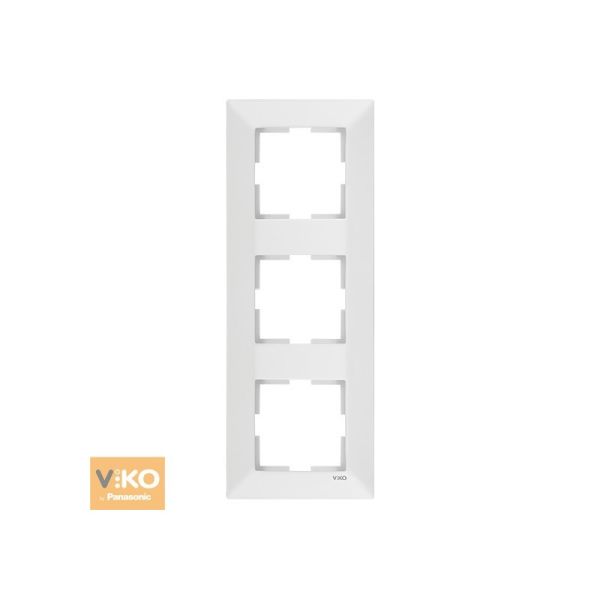 Рамка Біла 3- на вертикальна Viko Meridian (90979023)