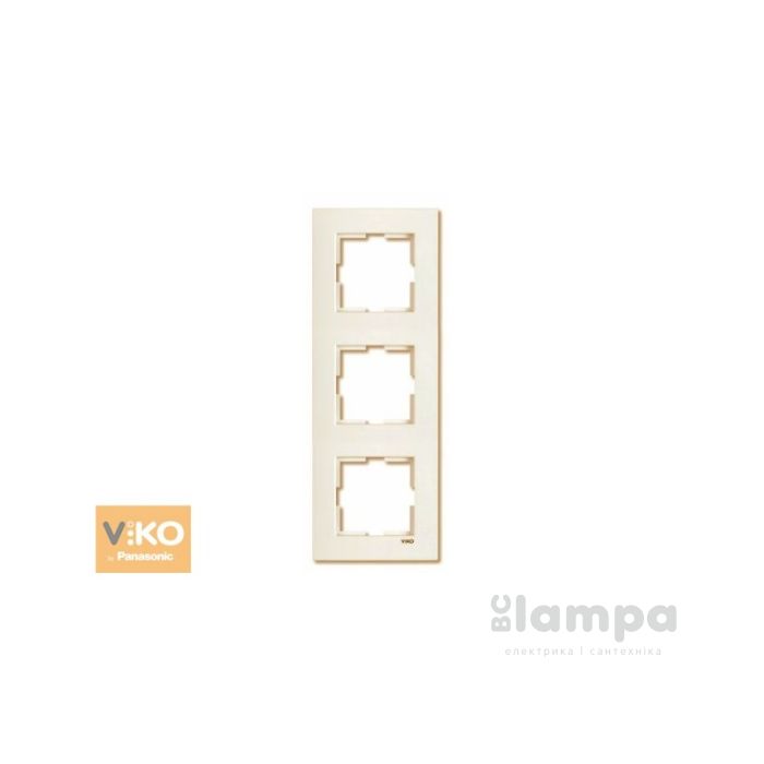 Рамка Крем 3- на вертикальна Karre VIKO (90960232)