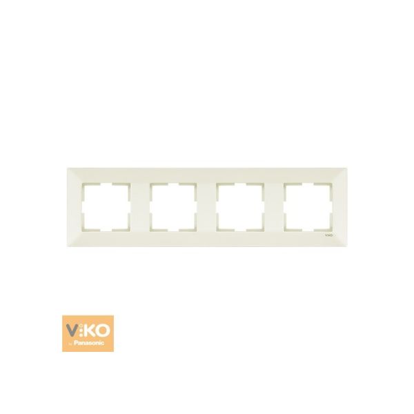 Рамка Крем 4- ная горизонт Viko Meridian (90979014)