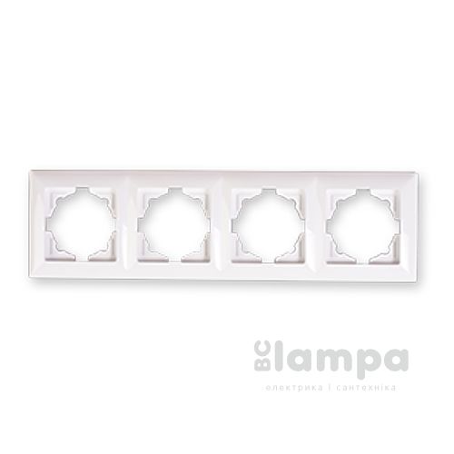 Рамка 4- на біла VISAGE Gunsan (VS 28 11 145)