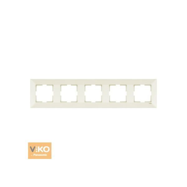 Рамка Крем 5- ная горизонт Viko Meridian (90979015)