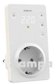 Реле напруги ZUBR розеточне SR1 white