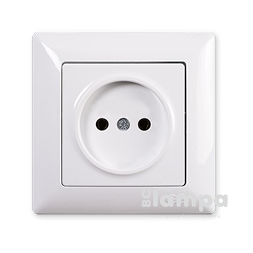 Розетка 1- на без з/к біла VISAGE Gunsan (VS 28 11 113)