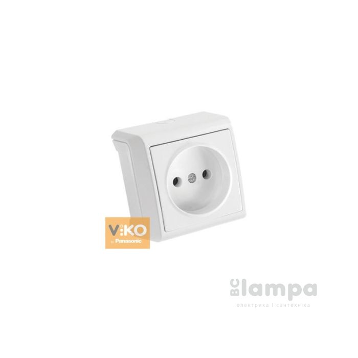 Розетка 1 - на Біла зовнішння VIKO VERA (90681007)