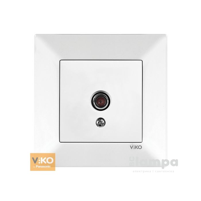Розетка Біла 1- на ТV кінцева Viko Meridian (90970010)