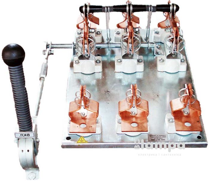 Рубильник щитовий РПС-1 (100А) правий привід НВА Коренєво