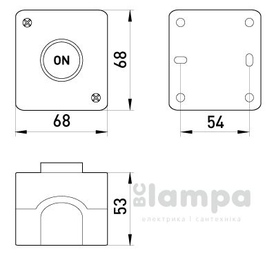 Пост 1 - місний "Пуск" XAL.D104 e.next (s006008)