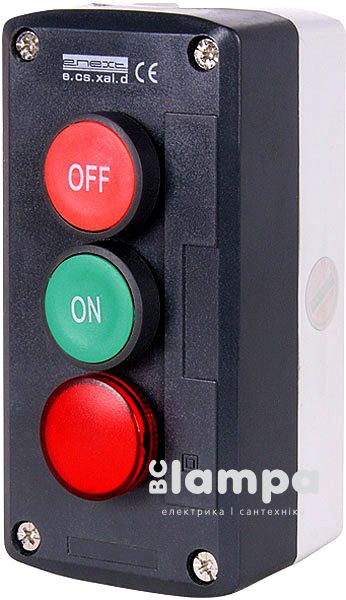 Пост 3 - місний "Старт1- Старт2- Індикатор" XAL361 s006022