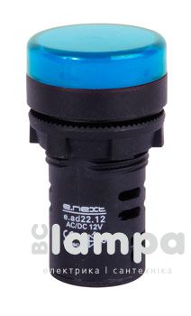 Арматура светосигнальная AD22-22DS синяя 220V  plastic (s009025)