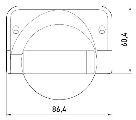 Датчик руху 180°- E.NEXT білий IP44 (SEN 09) (s061002)