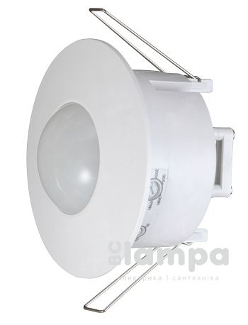 Датчик руху 360°- E.NEXT 1200W 220V 6m вбудований білий IP20 (s061011)