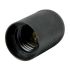 Патрон термопласт чорний, гладкий Е27 (s9100009)