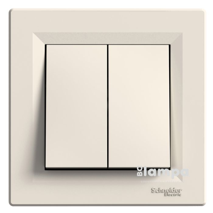 Schneider Electric Asfora крем перемикач 2 кл. прохідний (ЕРН0600123)
