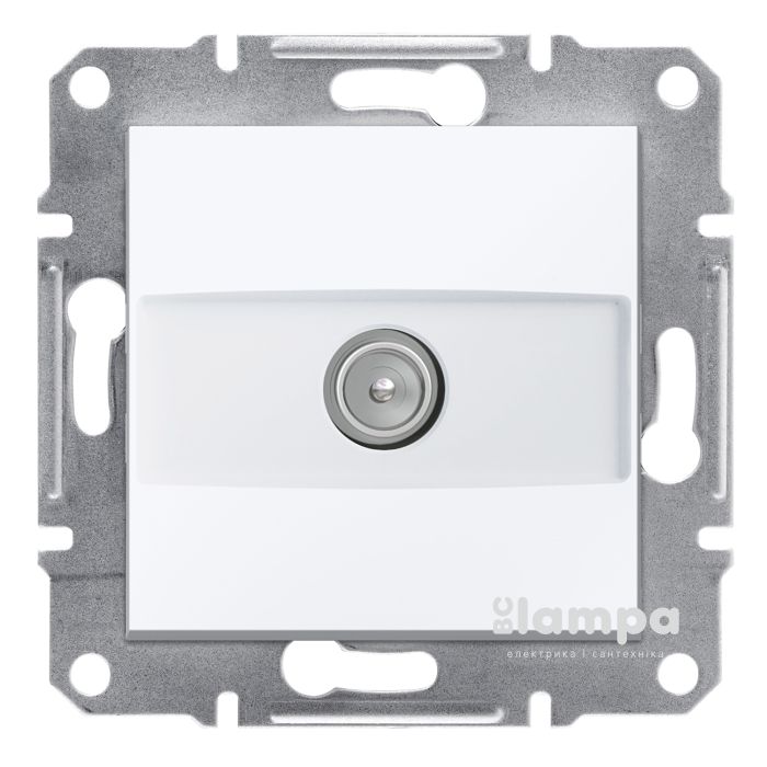 Schneider Electric Asfora біла розетка TV кінцева без рамки (EPH3270121)