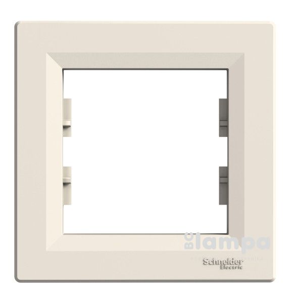 Schneider Electric Asfora крем рамка горизонтальна 1 - на (ЕРН5800123)