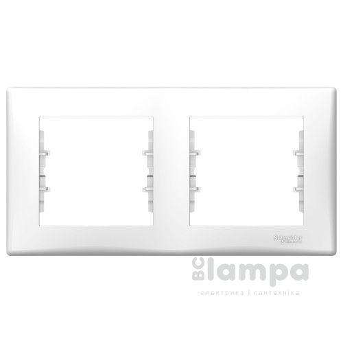 Рамка_SCHNEIDER_Sedna SDN5800321_2- на горизонт.біла