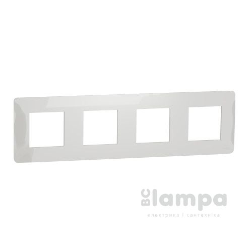 SCHNEIDER UNICA New біла рамка 4 - на (NU200818)