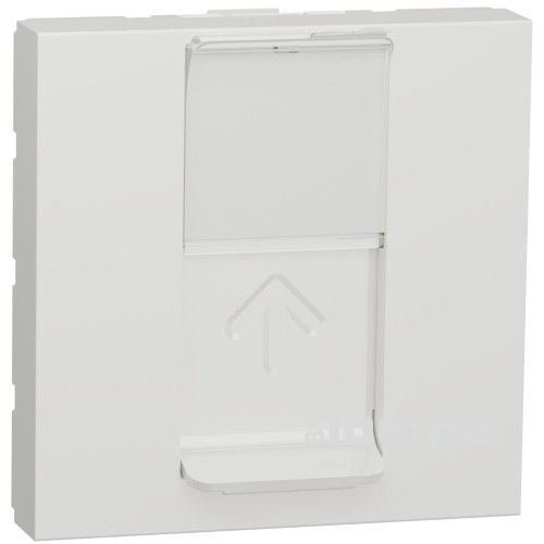 Розетка 1- на коп'ютерна RJ45 SCHNEIDER ELECTRIC UNICA біла (NU341118)