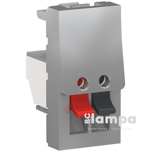 Розетка аудіо 1 модульна SCHNEIDER ELECTRIC UNICA алюміній (NU348730)