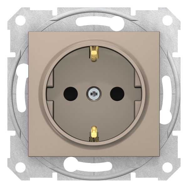 Розетка_SCHNEIDER_Sedna SDN3000168_с з/к с штор.титан