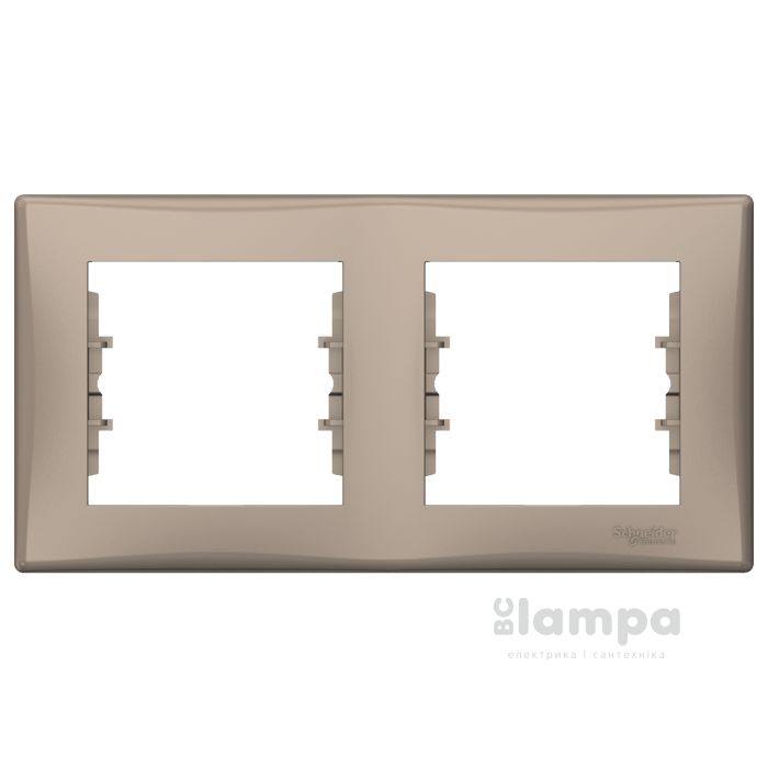 Рамка_SCHNEIDER_Sedna SDN5800368_2- на горизонт,титан