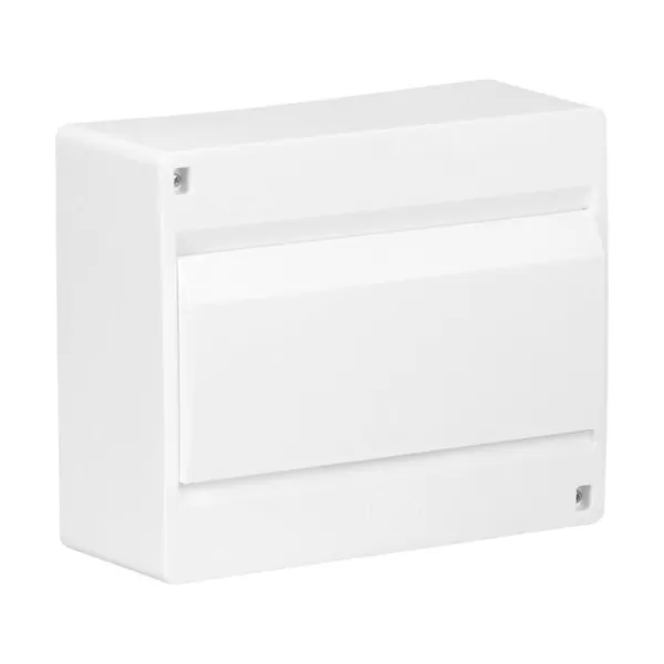 Hager Cosmos щит розподільчий зовн.устан  8 мод. білі дверцята, пластик (VD108PD)