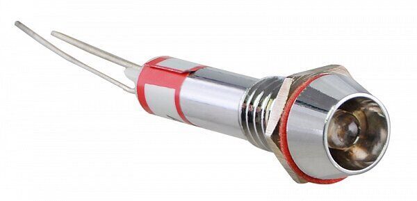 Арматура светосигнальная AD22C-Ø 6 белая 220V АСКО металл/пайка (0140030099)