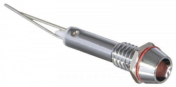 Арматура светосигнальная AD22C-Ø 6 красная 220V АСКО металл/пайка (0140030097)