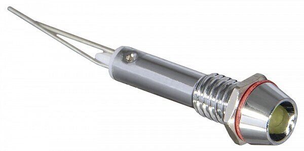 Арматура светосигнальная AD22C-Ø 6 желтая 220V АСКО металл/пайка (0140030098)