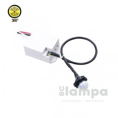 Датчик руху 360°- Horoz Electric HL484 вбудований mini "глазок"білий (088-001-0005)