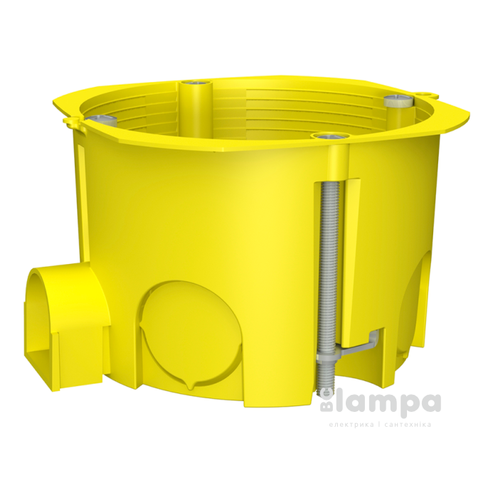 Установча коробка в г/к Ø65x45 PLANK жовта (MB002/PLK4002400/90020090)