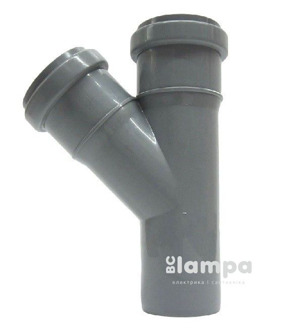 Трійник каналізаційний  50/50/45° (1729/00921)