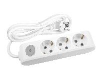 Подовжувач 3гн.  2м  з/к + вимикач Multi-Let (90118302)