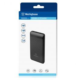 Power Bank WESTINGHOUSE 3,7V 10 000mA з 2 портами посиленої зарядки (WP13-100CB)