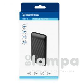 Power Bank WESTINGHOUSE 3,7V 10 000mA з 2 портами посиленої зарядки (WP13-100CB)