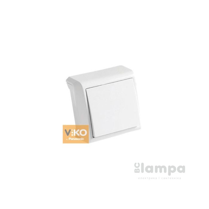Вимикач 1 кл. Білий зовнішній VIKO VERA (90681001)