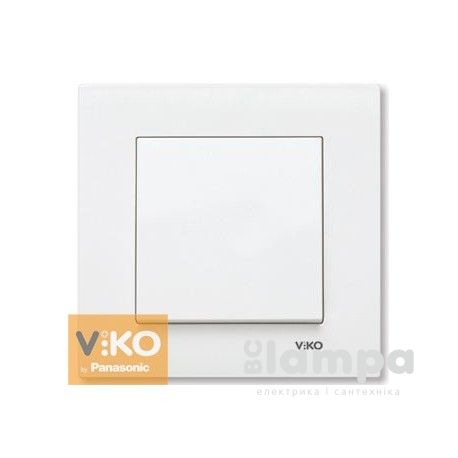 Вмикач Білий 1- кл. Karre VIKO (90960001)