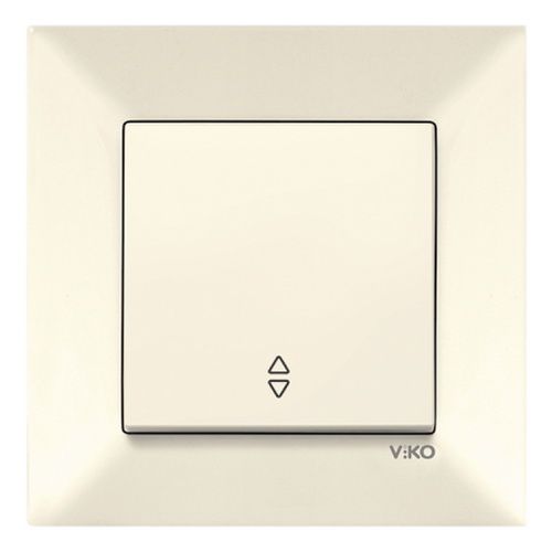 Вмикач Крем 1- кл прохідний Viko Meridian (90970204)