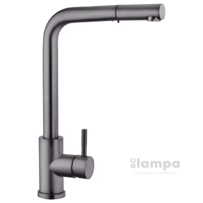 Змішувач KRONER кухня Edelstahl Klassisch PVD03917 висувний вилив (CV032285)