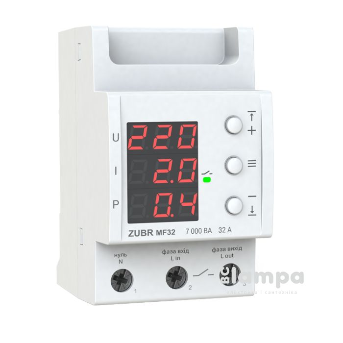 Реле напруги ZUBR модульне MF32 мультифункціональне